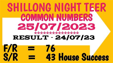 shillong night teer result.